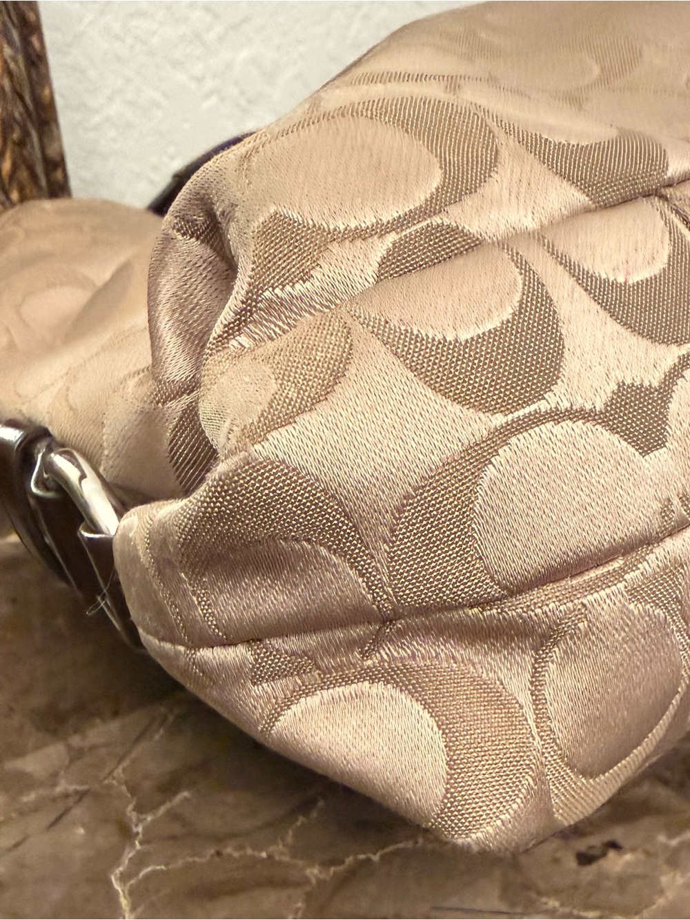 Coach Y2K Ashley Carryall Shoulder Bag Brown F15510 Coach Logo Leather Canvas - Picture 8 of 17